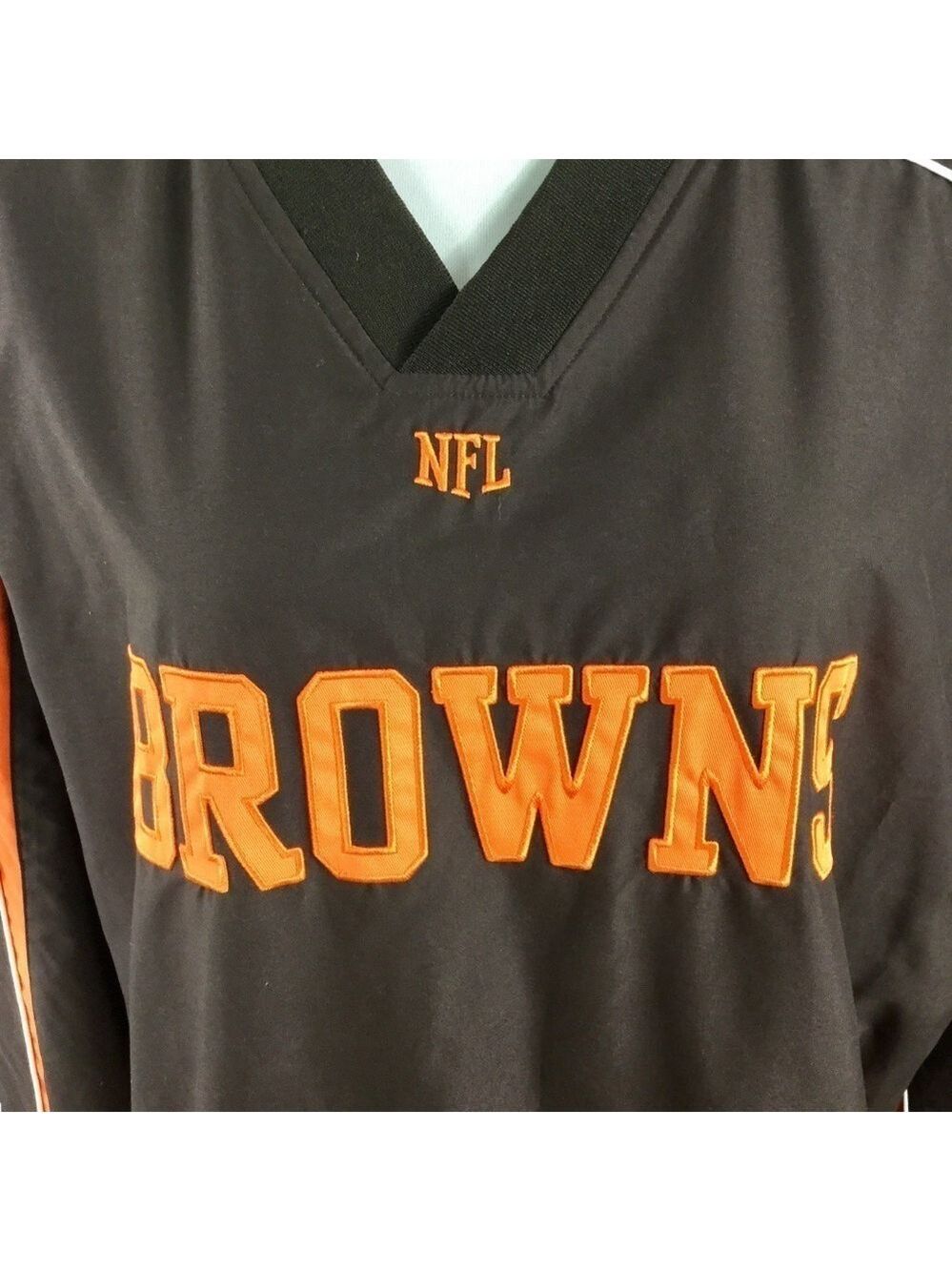 Cleveland Browns NFL Team Apparel Pullover Windbreaker Windshirt Size XL - Picture 2 of 14
